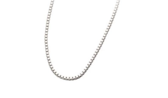 24 INCH BOX CHAIN - STERLING SILVER Image