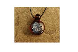 Glass Pendant with Loop – Amber Image